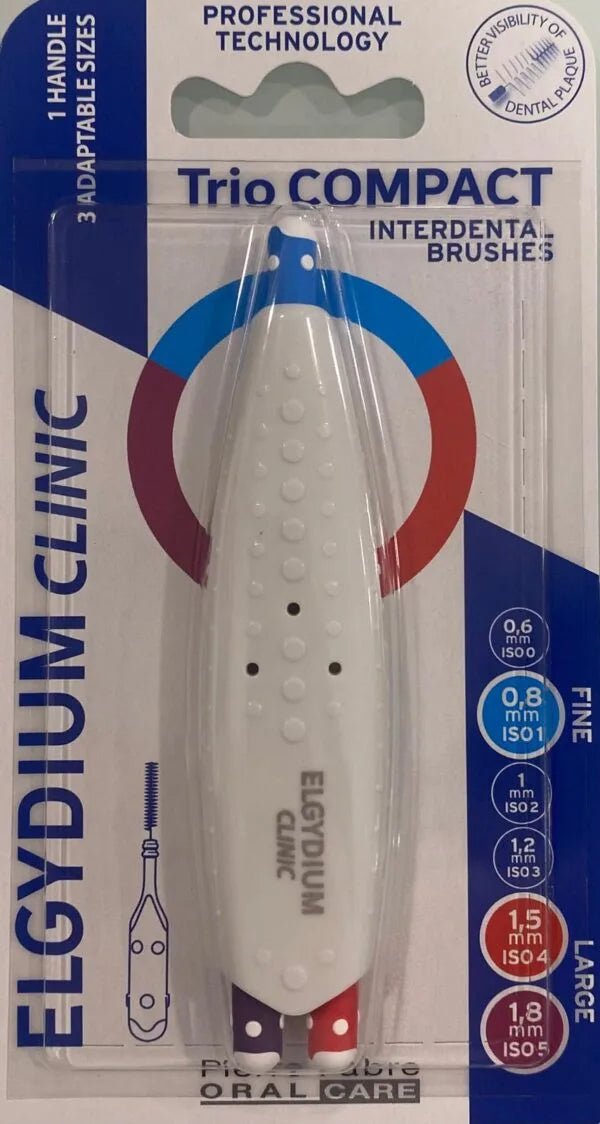Elgydium Clinic Trio Compact Interdental Brush_ Mixed Width_ 1 Unit – Buy Now at Healtsy