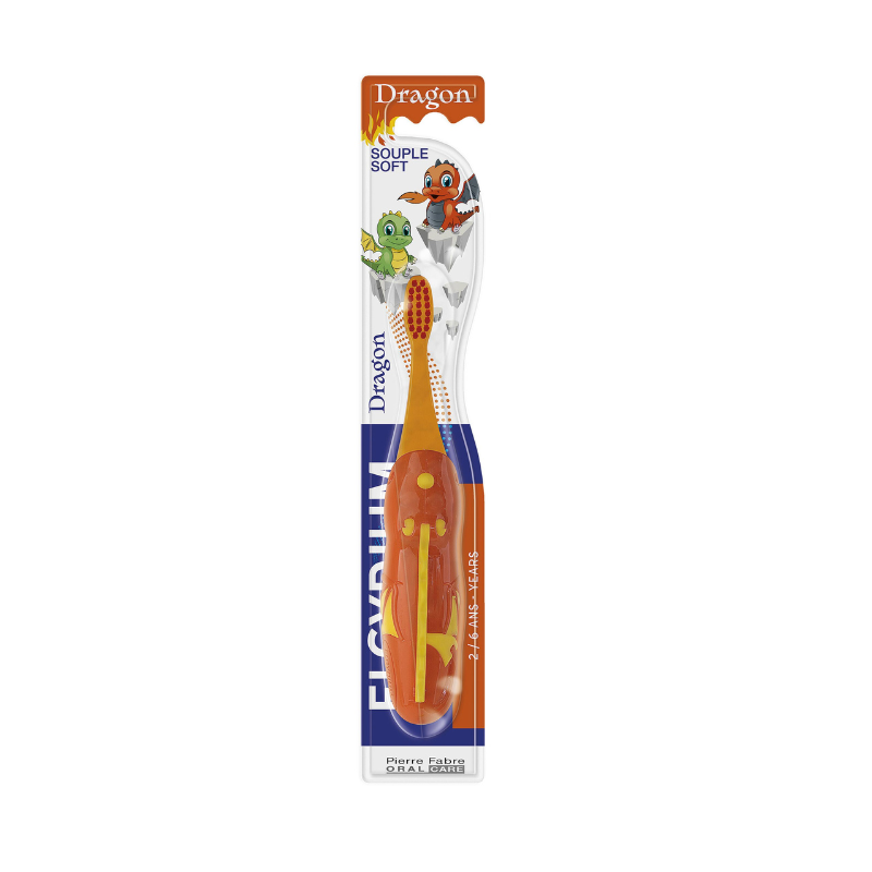 Elgydium Kids Dragon Toothbrush _ 2-6A - Healtsy