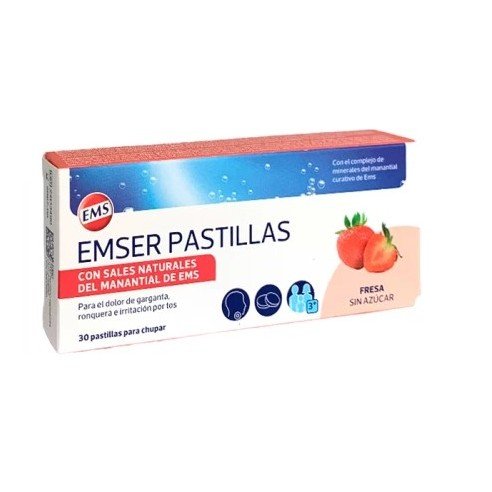 Emser Strawberry without sugar (x30 tablets) – Buy Now at Healtsy