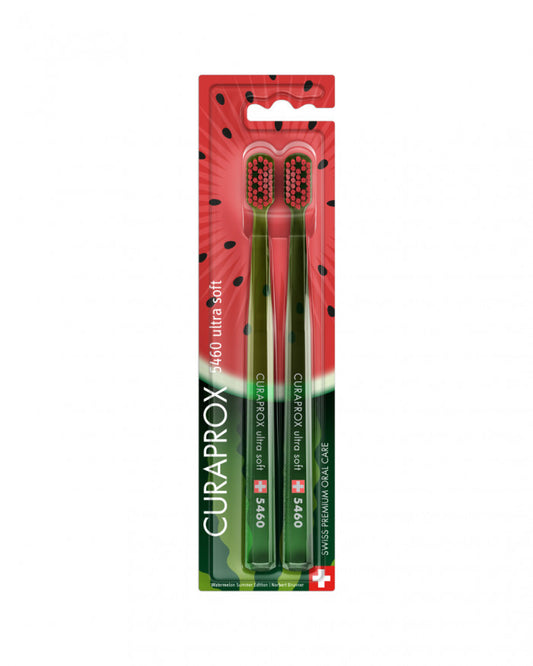 Curaprox CS5460 Watermelon Toothbrush (Double Pack)
