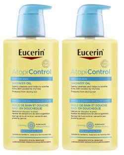 Eucerin Atopic Control Cleansing Oil 400mL (Twin Pack) - Healtsy