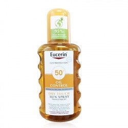 Eucerin Oil Control Dry Touch Sun Spray Transparent SPF50 - 200ml – Buy Now at Healtsy