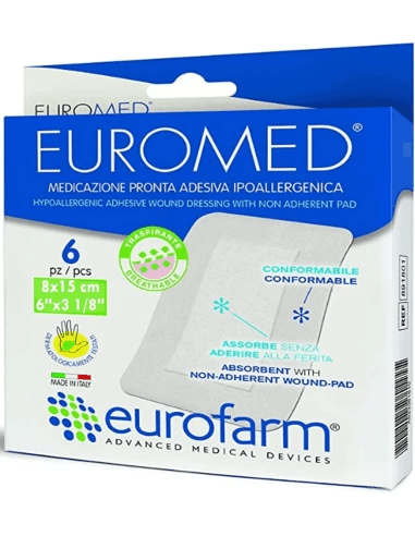 Euromed Post - Operative Dressing TNT _ 15x8 cm (x6 units) – Buy Now at Healtsy