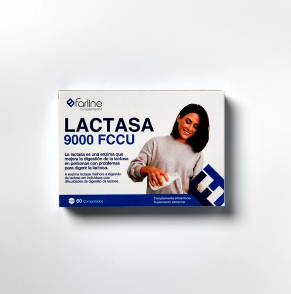 Farline Lactasa 9000 FCCU (60 tablets) - Healtsy