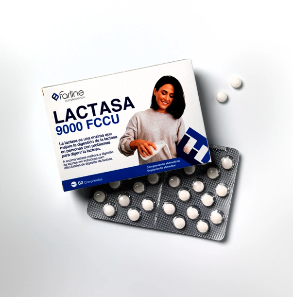 Farline Lactasa 9000 FCCU (60 tablets) - Healtsy