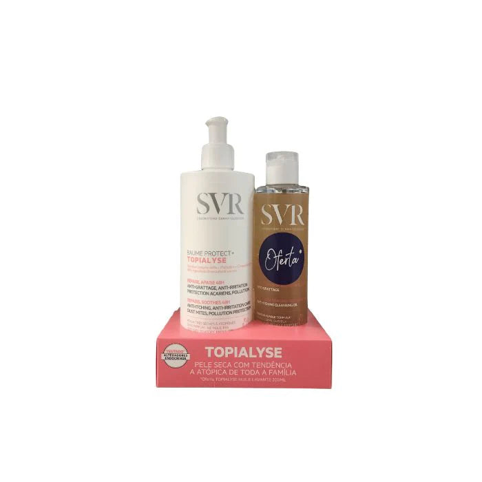 SVR Topialyse Baume Protect - 400ml + Micellar Oil Free - 200ml - Healtsy
