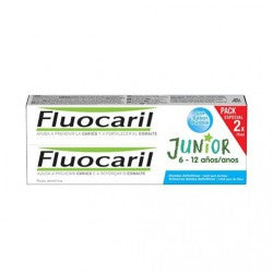 Fluocaril Junior Toothpaste Gel_6 -12Years_ Bubble - 75ml (Double Pack) - Healtsy