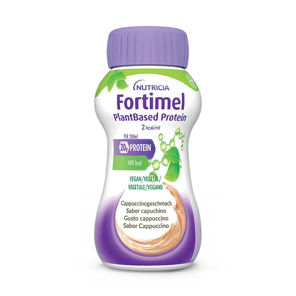 Fortimel Plant Based Protein Cappuccino 200ml (4 units) - Healtsy