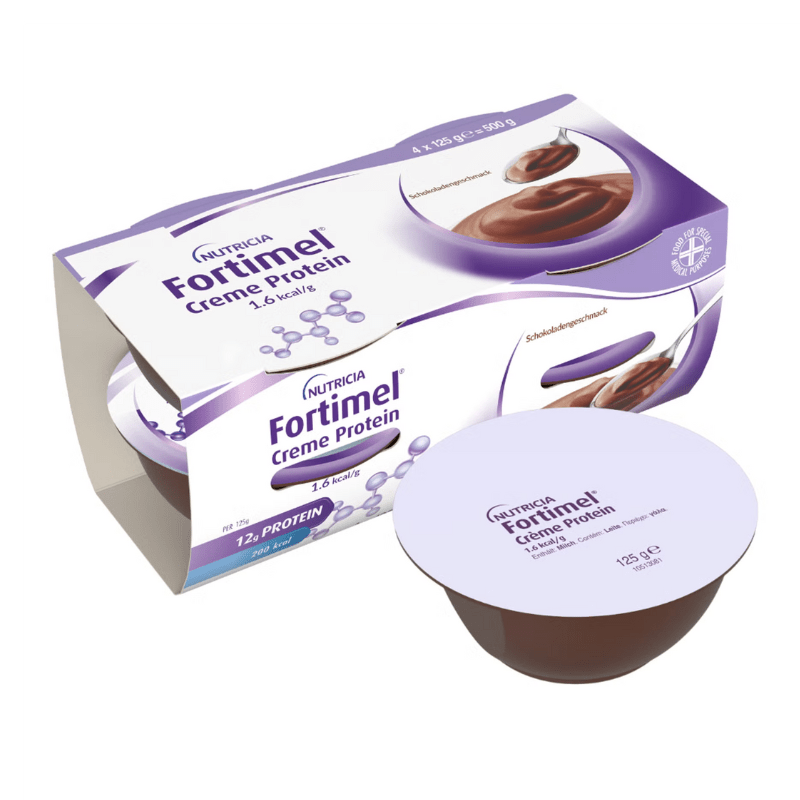 Fortimel Protein Cream _ Chocolate - 125G (x4 units) – Buy Now at Healtsy