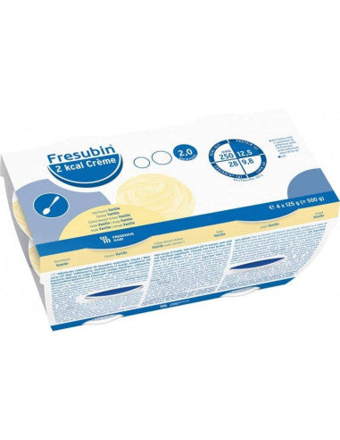 Fresubin 2kcal VANILLA Cream - 125g (x4 units) - Healtsy