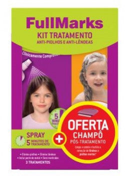 FullMarks Lice/Nits Spray - 150ml + Free Anti-lice post-treatment shampoo - 150ml - Healtsy