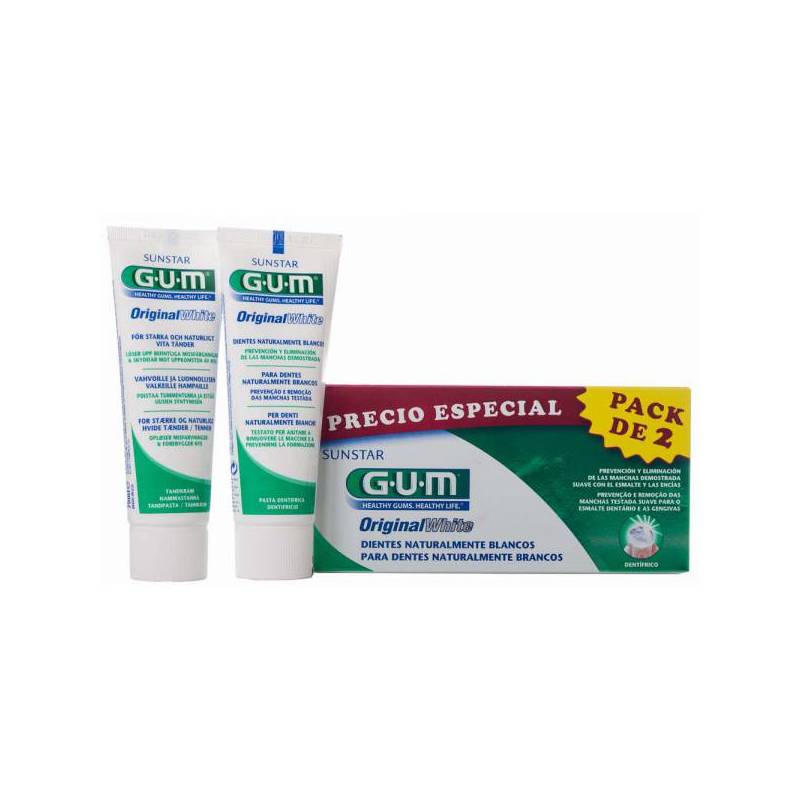 Gum Original White Pack Toothpaste - 75ml (Double Pack)