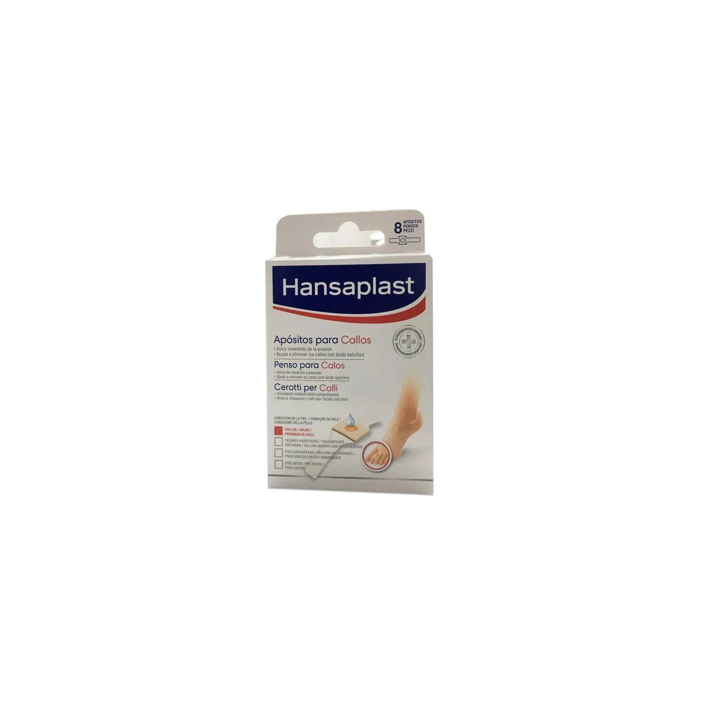 Hansaplast Corn Plasters with Salicylic Acid (x8 units) - Healtsy