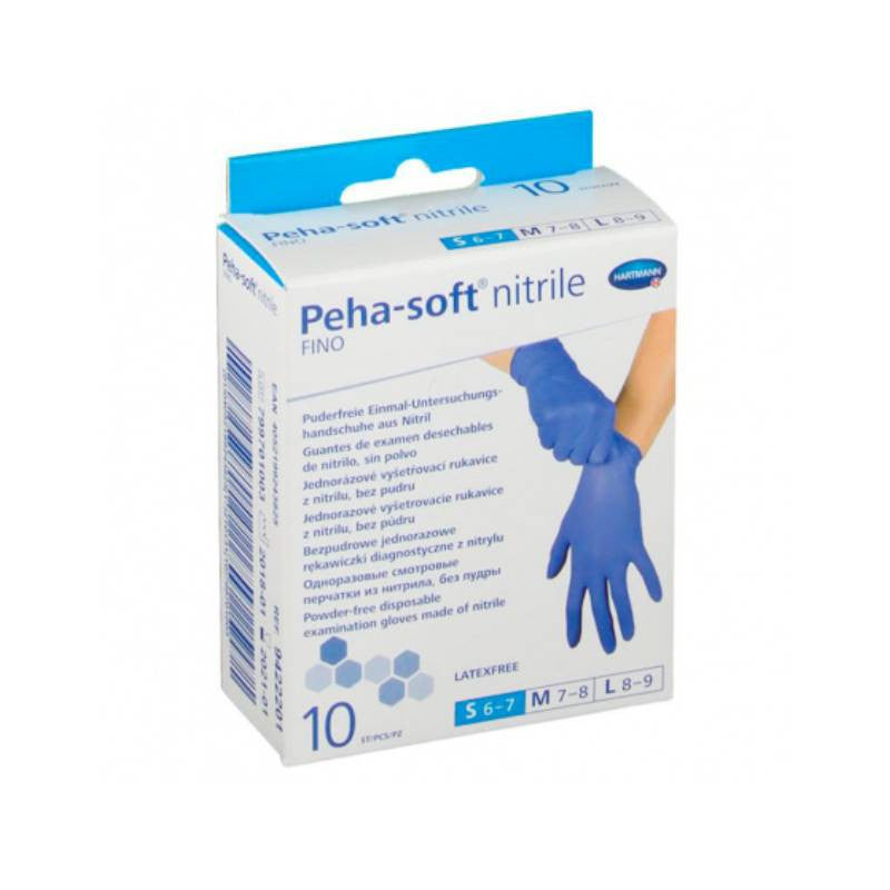 Peha-Soft Fine Nitrile Glove_ Size S (x10 units) - Healtsy