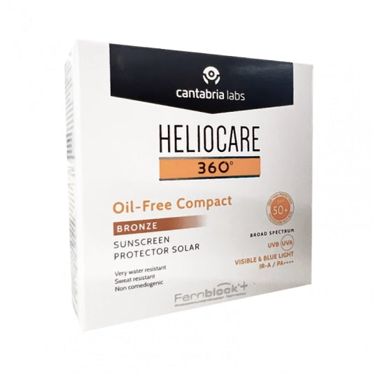 Heliocare 360 Oil-Free Compact SPF50+ _Bronze - 10g - Healtsy