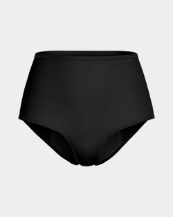 Impetus High-Waisted Menstrual Night Underwear, Size L, Black - Healtsy