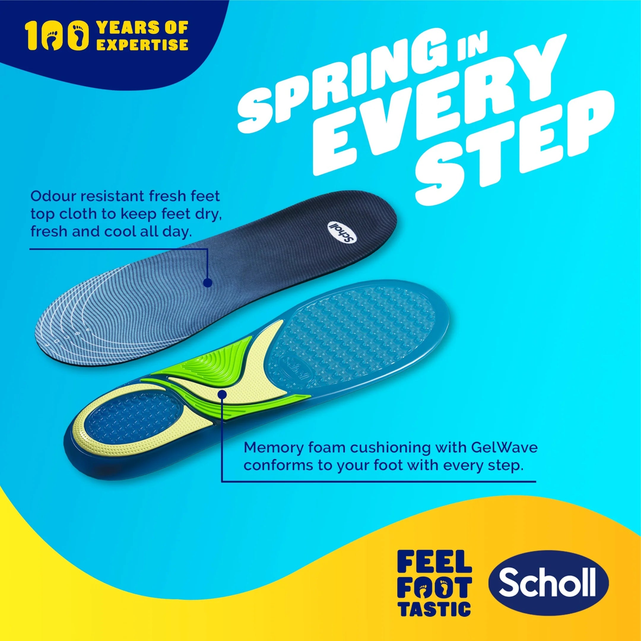 Dr Scholl Gelactiv Sport Man Insole (x2 units) - Healtsy