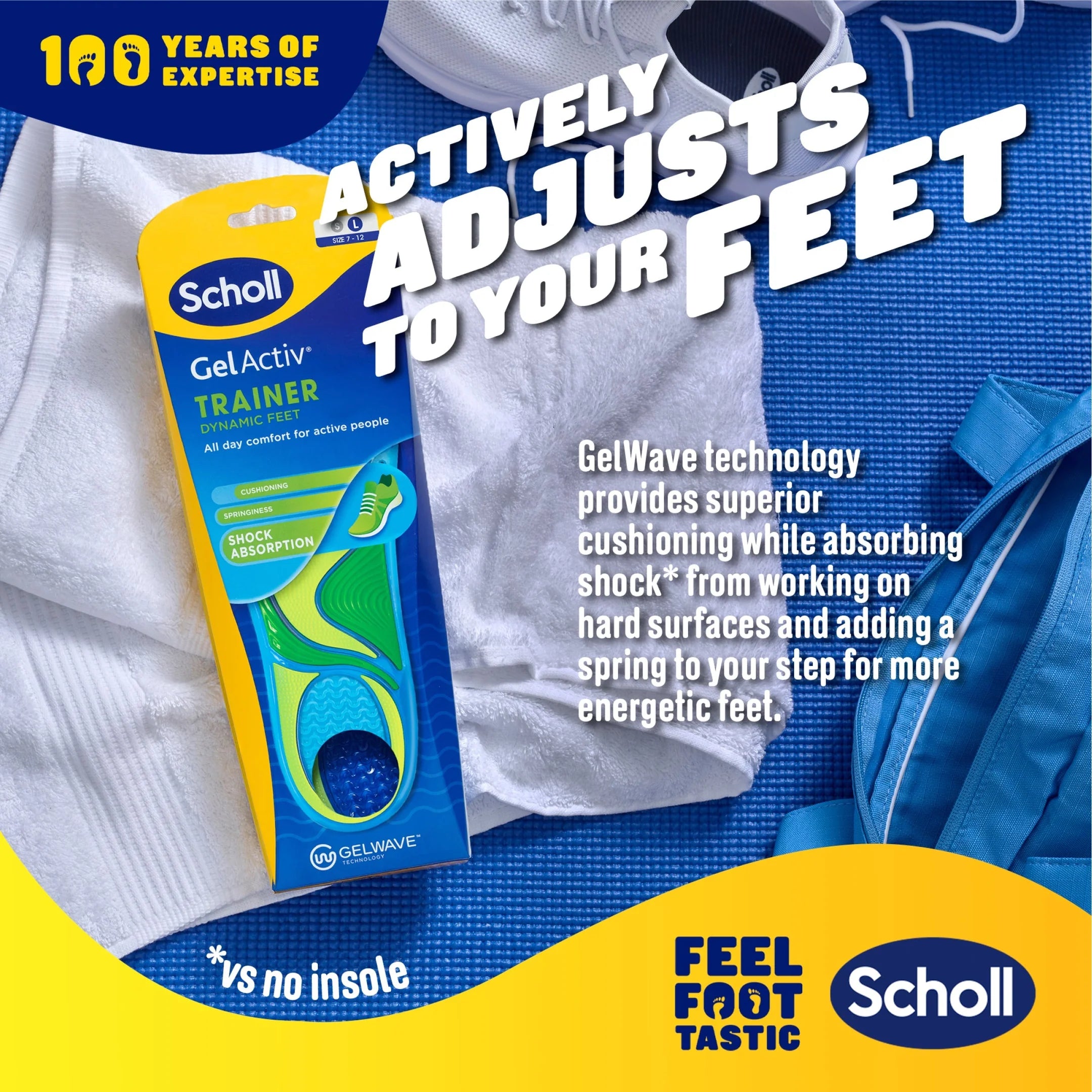 Dr Scholl Gelactiv Sport Man Insole (x2 units) - Healtsy