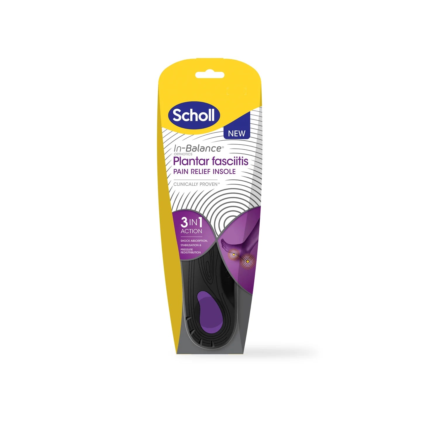 Dr Scholl 3-in-1 Plantar Fasciitis Insole _ Large - Healtsy