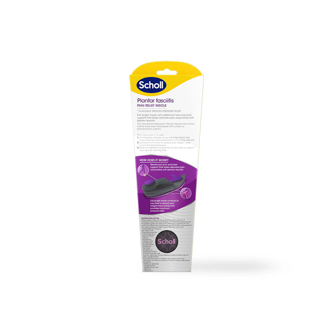 Dr Scholl 3-in-1 Plantar Fasciitis Insole _ Large - Healtsy
