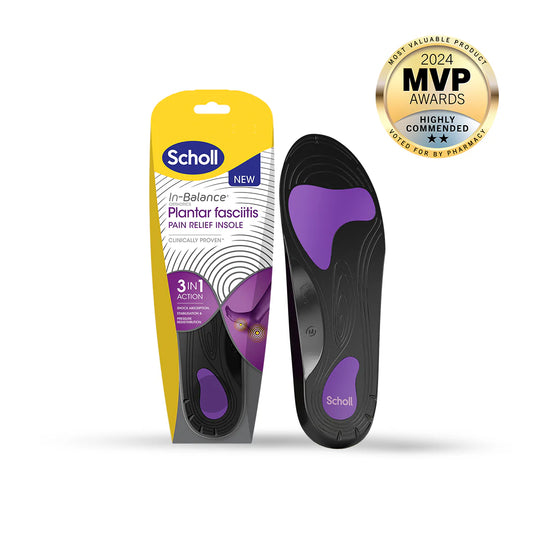 Plantilla para fascitis plantar 3 en 1 de Dr Scholl, tamaño pequeño