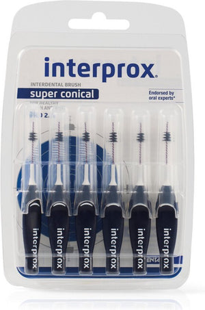 Interprox Super Conical Interdental Brush (x6 units) – Buy Now at Healtsy