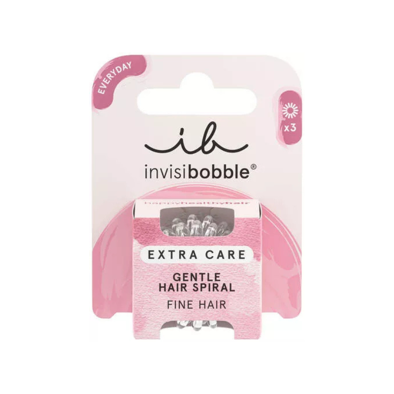 Invisibobble Original Extra Care Crystal Hair Elastics (3 units) - Healtsy