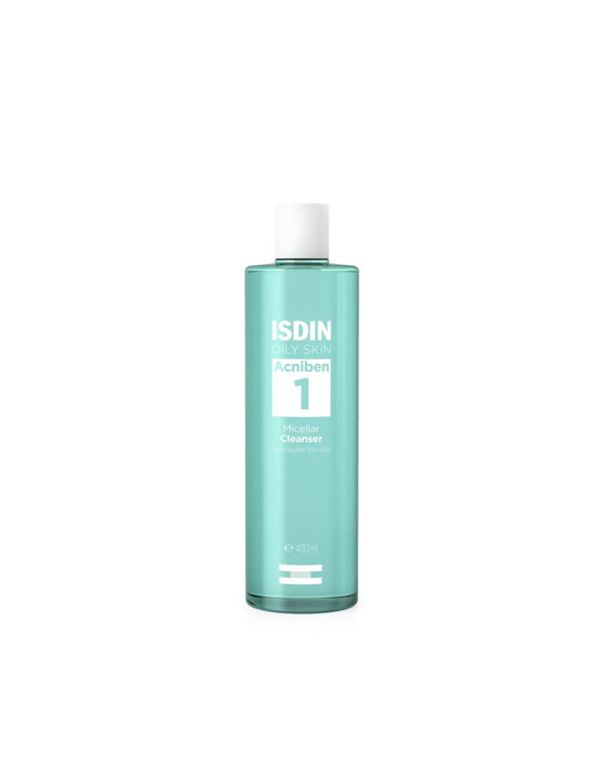 Isdin Acniben Micellar Cleansing Solution  - 400ml - Healtsy