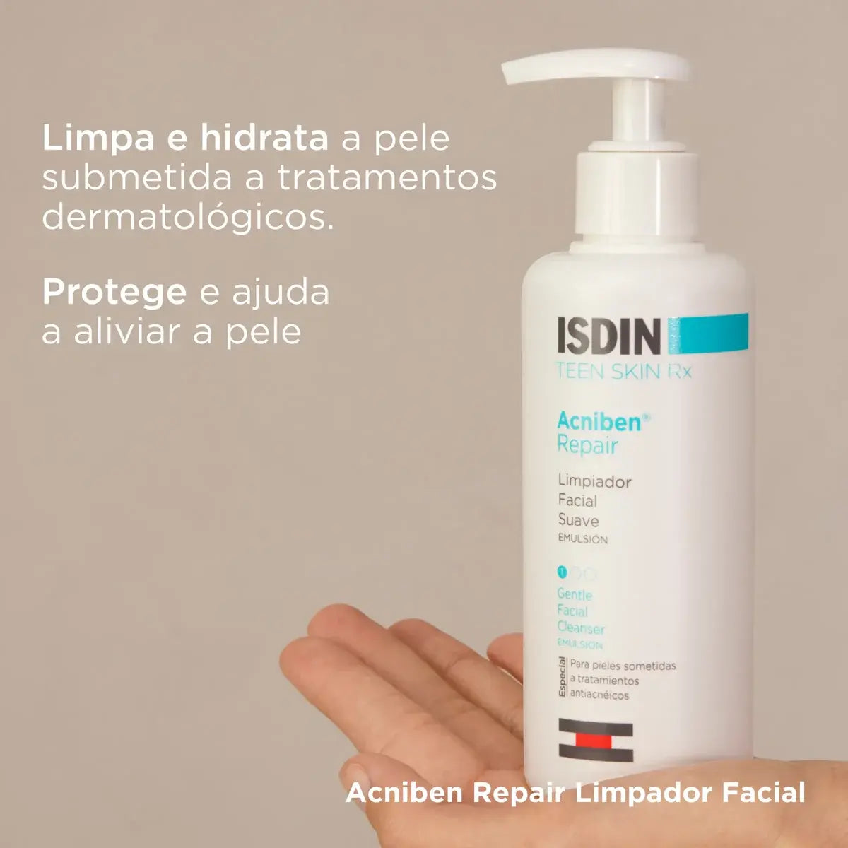 Isdin Acniben Repair Facial Cleansing Emulsion 180ml - Healtsy