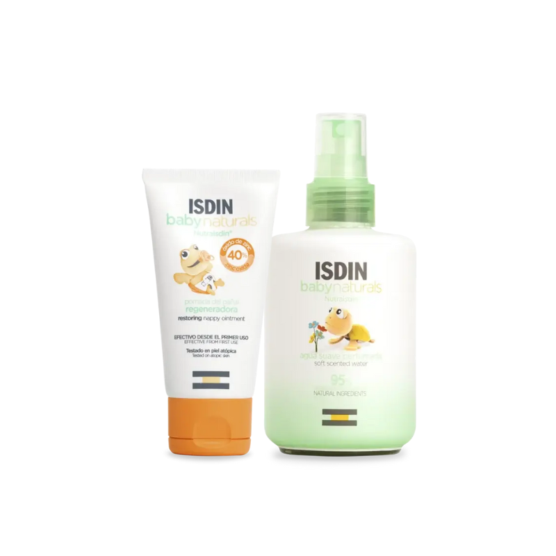 Isdin Baby Natural Perfumed Water - 200ml + Zn40 Ointment - 50ml