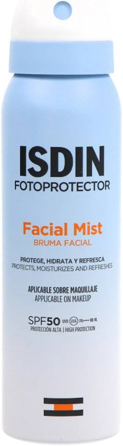 Isdin Facial Sunscreen Mist SPF50 100ml - Healtsy