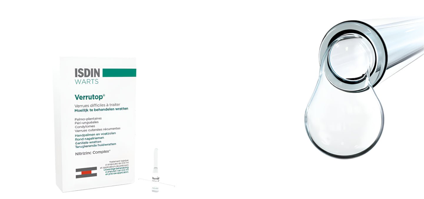 Isdin Warts Verrutop Ampoules (x4 units) + Applicator – Buy Now at Healtsy