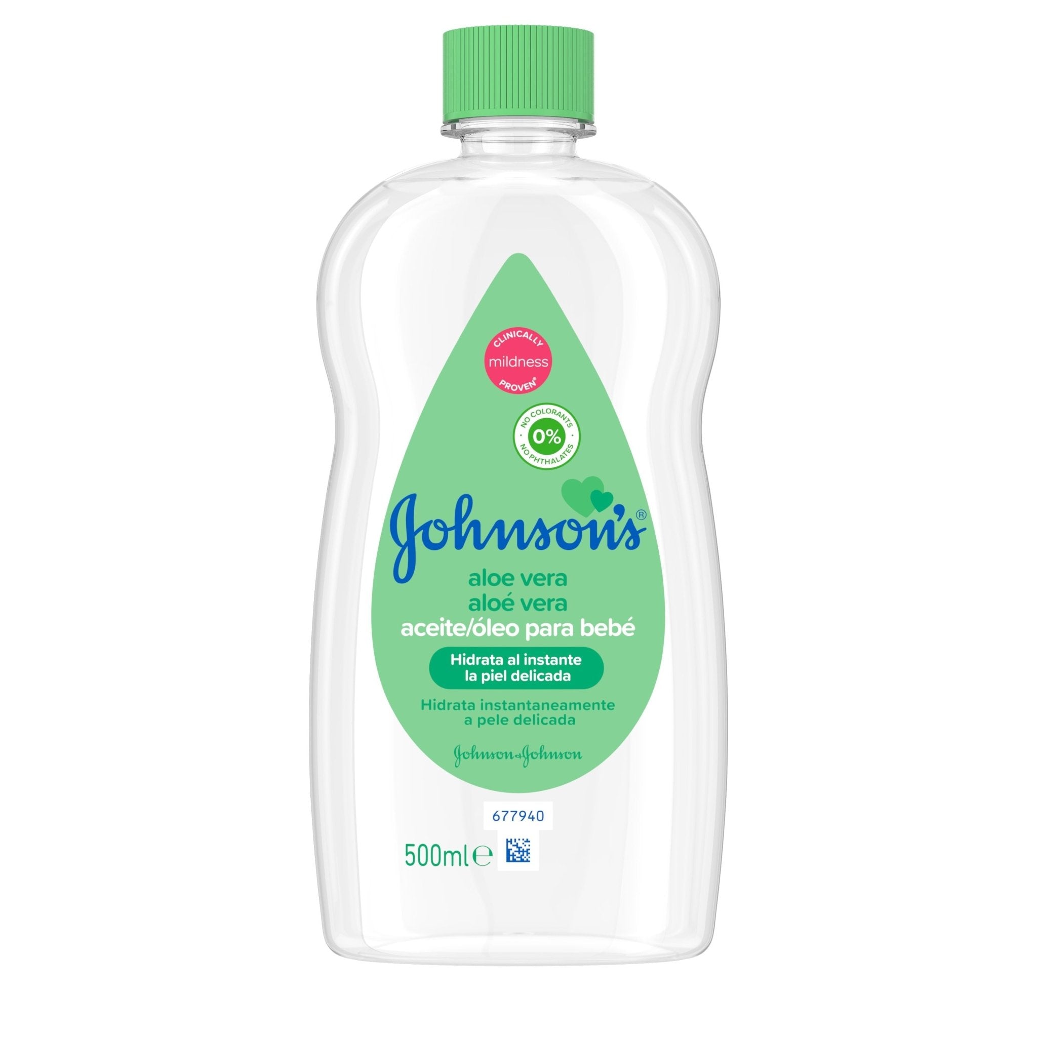 Johnson Baby Aloe Vera Oil - 500ml – Buy Now at Healtsy