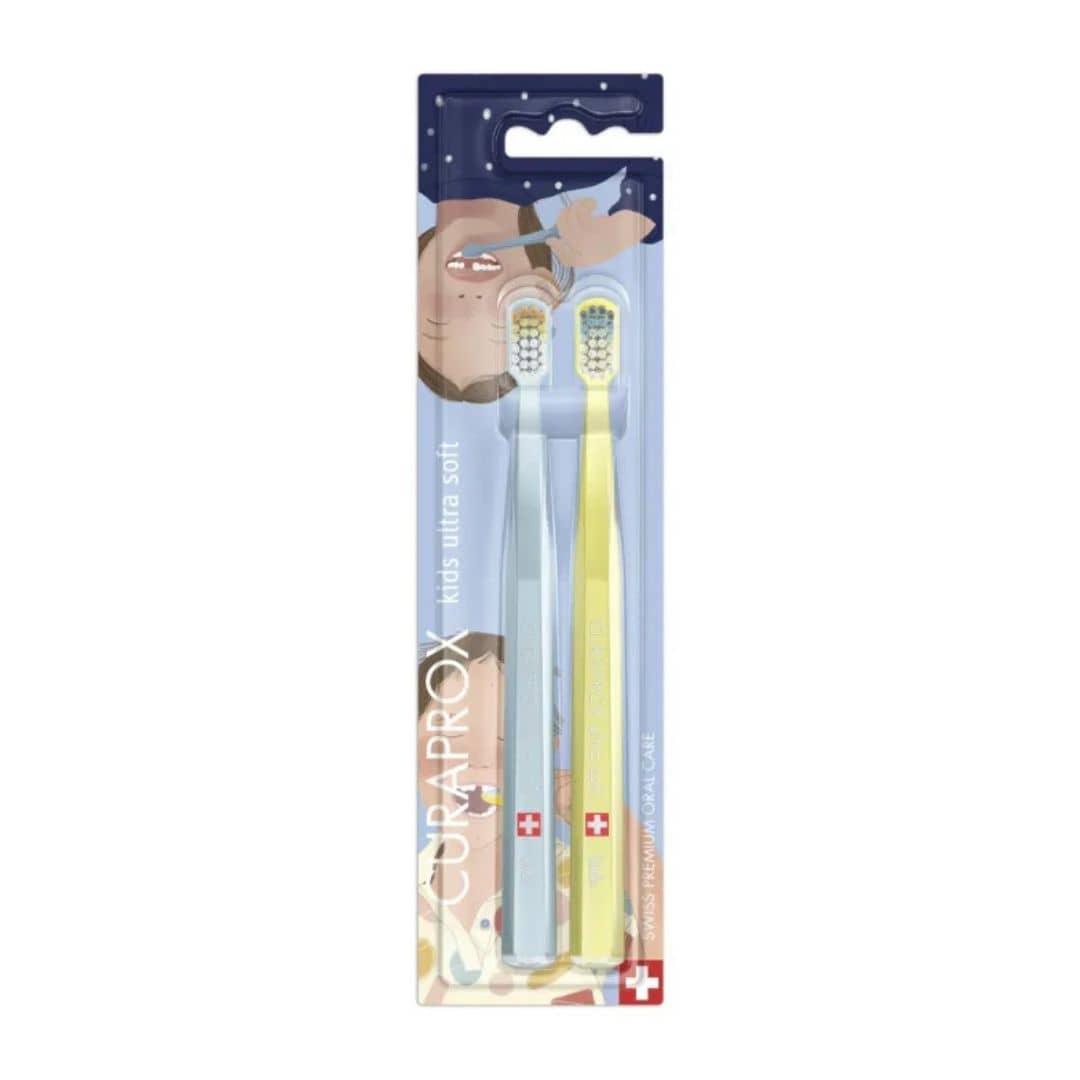 Curaprox Kids Ultra Soft Toothbrush (Double Pack) - Healtsy