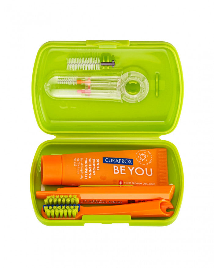 Curaprox Ortho Green Travel Kit - Healtsy