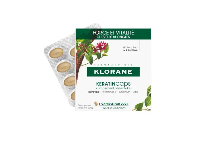 Klorane Capilar Keratincaps (x30 capsules) – Buy Now at Healtsy