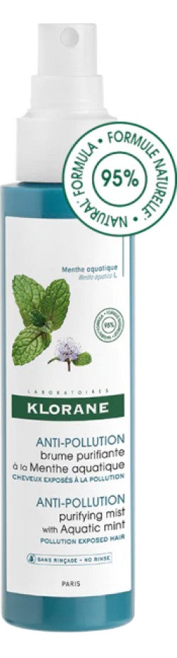 Klorane Capillary Spray Odors Aquatic Mint - 100ml - Healtsy
