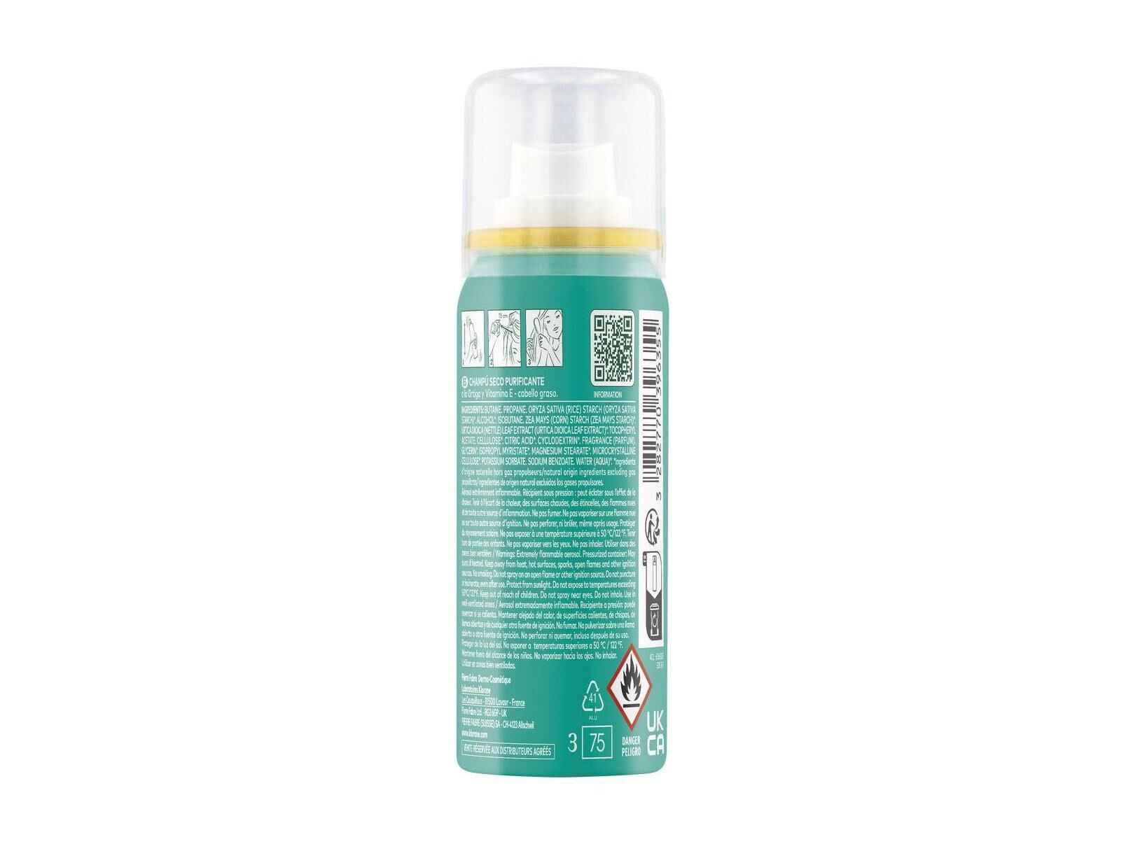 Klorane Nettle & Vitamin E Dry Shampoo - 50ml – Buy Now at Healtsy