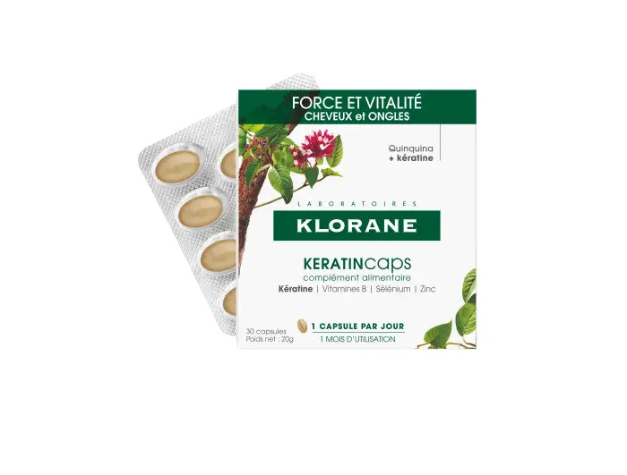 Klorane Capilar Keratincaps (x30 capsules) - Healtsy