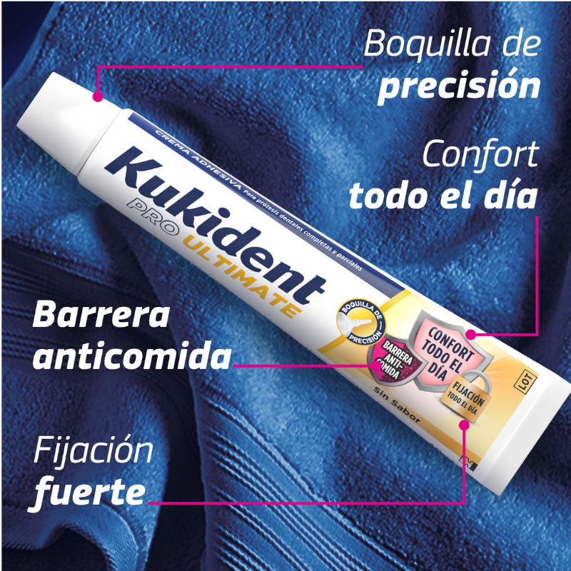 Kukident Pro Ultimate Anti-Food Barrier Flavor-Free - 40 g (Twin Pack) - Healtsy