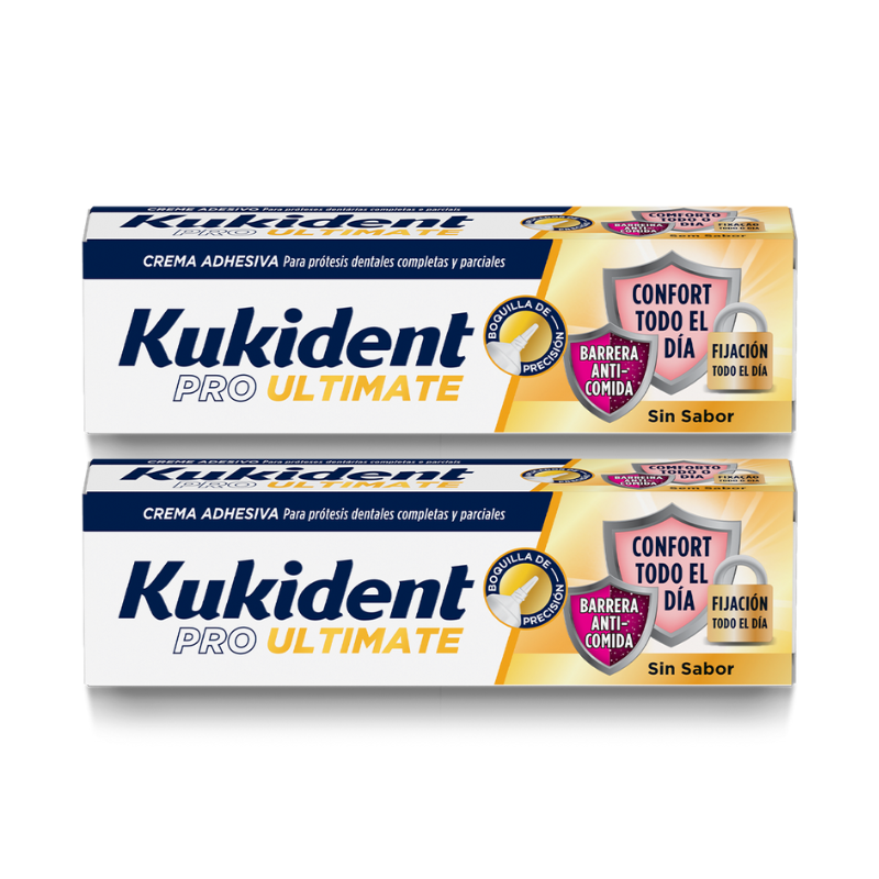 Kukident Pro Ultimate Anti-Food Barrier Flavor-Free - 40 g (Twin Pack) - Healtsy