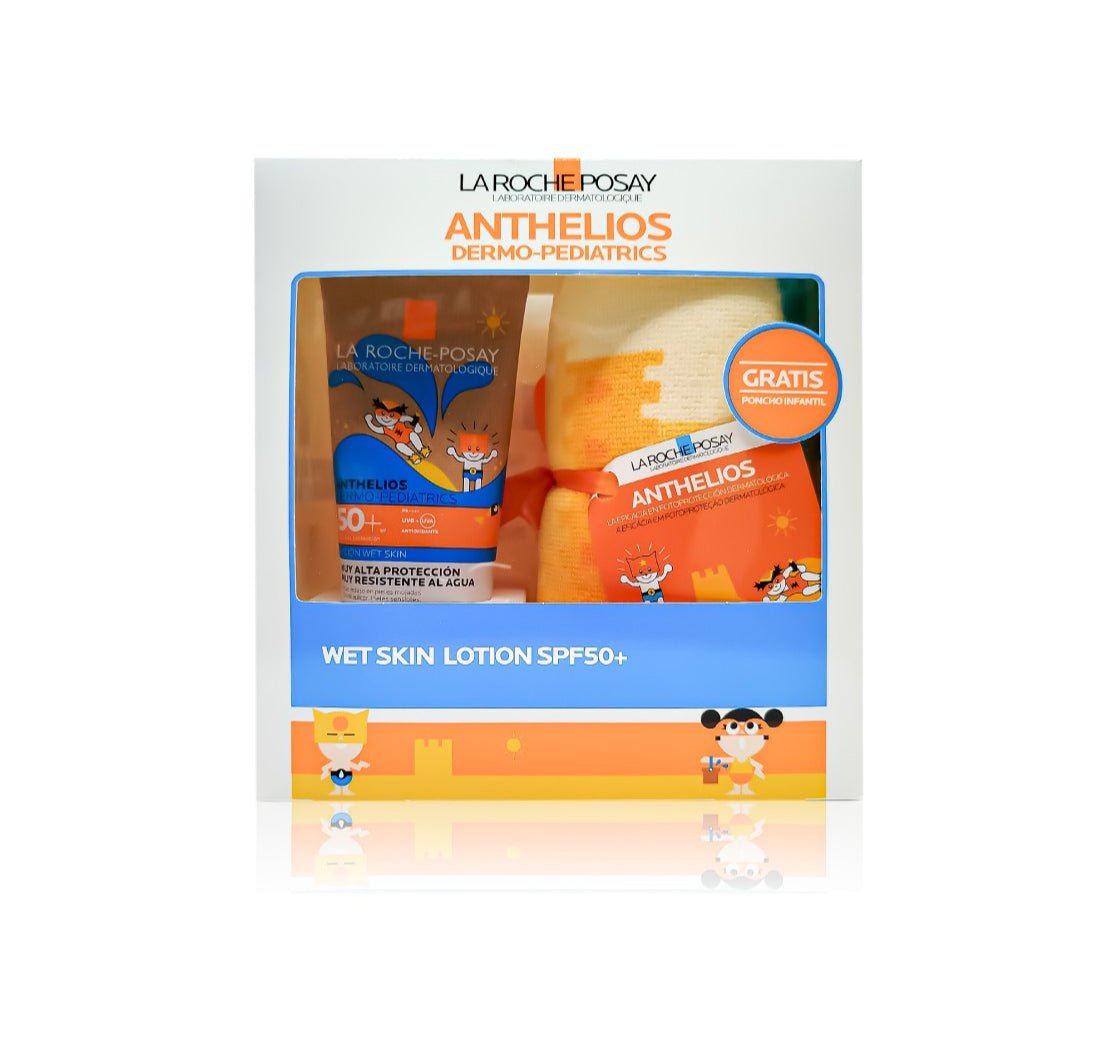 La Roche - Posay Anthelios Dermo Pediatrics Wet Skin SPF50+ - 200ml + Poncho Offer – Buy Now at Healtsy