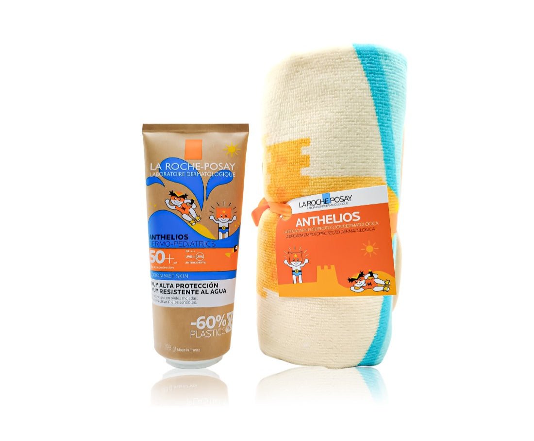 La Roche - Posay Anthelios Dermo Pediatrics Wet Skin SPF50+ - 200ml + Poncho Offer – Buy Now at Healtsy