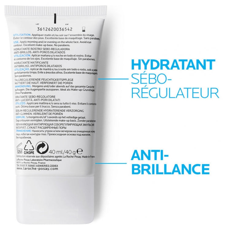 La Roche Posay Effaclar Mat+ Moisturizing Cream 40ml - Healtsy