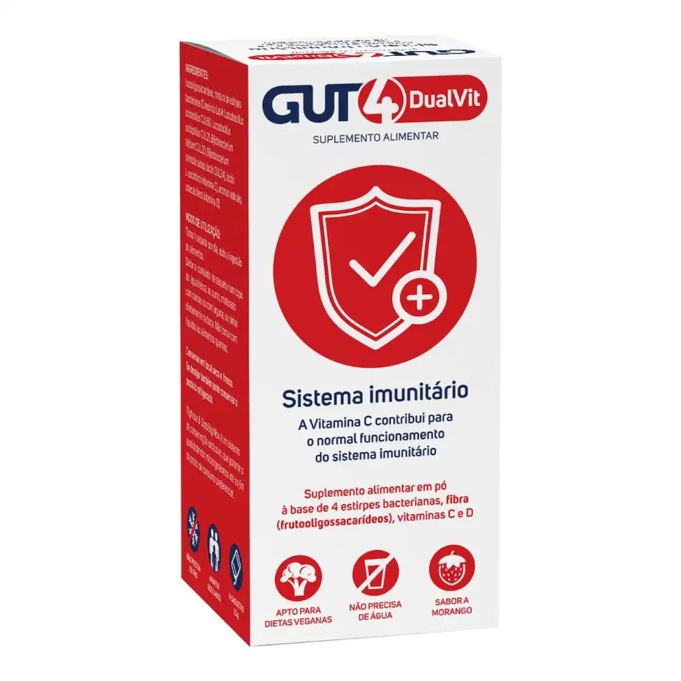Gut4 Dual-Vit Powder _ Strawberry (x14 sachets) - Healtsy