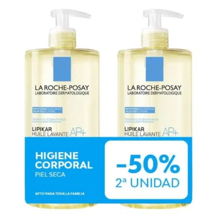 La Roche-Posay Lipikar Cleansing Oil AP+ - 1L (Double Pack) - Healtsy