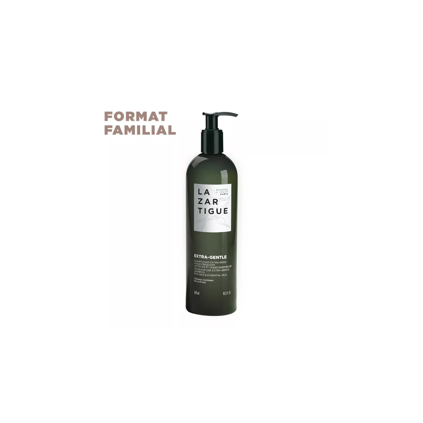 Lazartigue Extra Gentle Family Ch 500Ml, - Healtsy