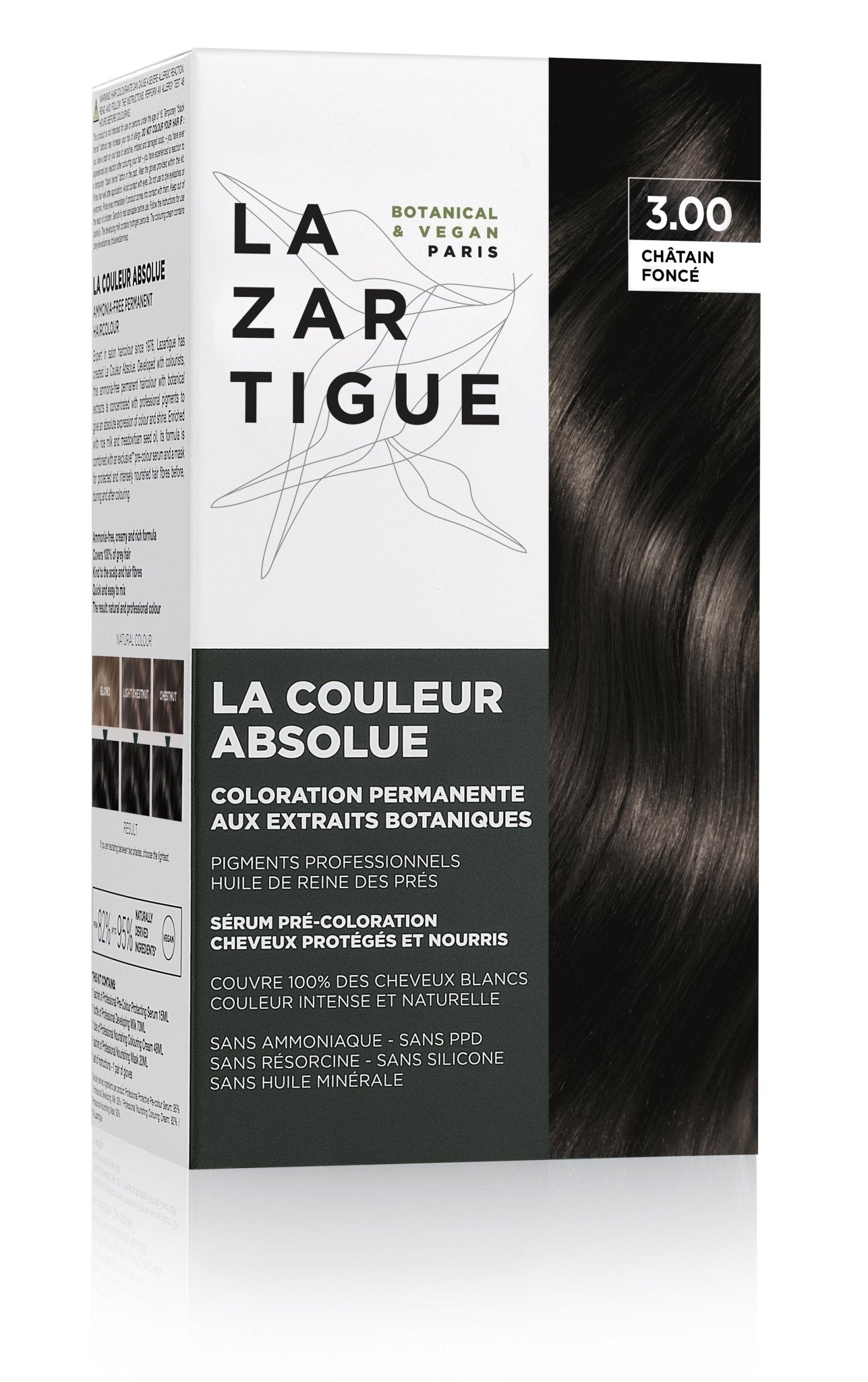 Lazartigue Permanent Coloring_ 3_ Dark Brown – Buy Now at Healtsy