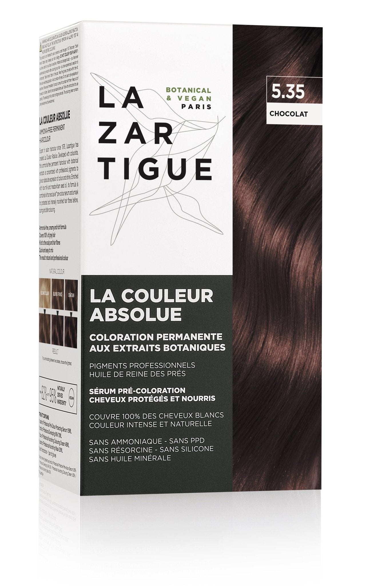 Lazartigue Permanent Coloring_ 5.35_ Chocolate – Buy Now at Healtsy