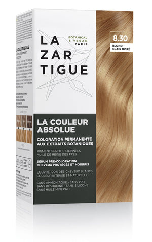 Lazartigue Permanent Coloring_ 8.30_ Light Golden Blond – Buy Now at Healtsy